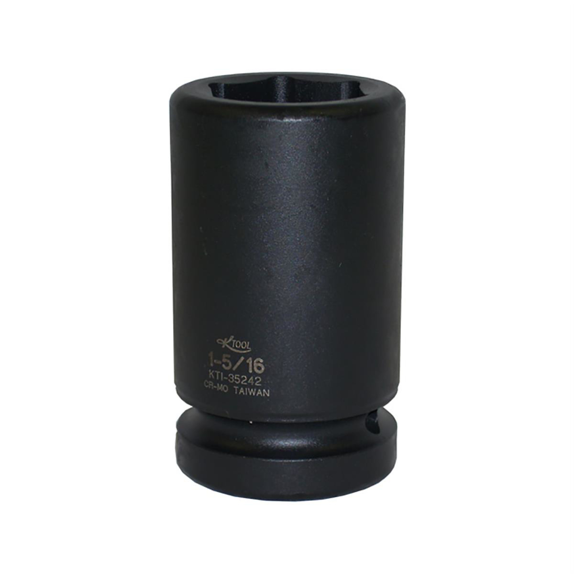 K Tool International 6-Point Deep Impact Socket — 1 5/16in., 1in. Drive, Chrome-Moly Steel, Model# KTI35242
